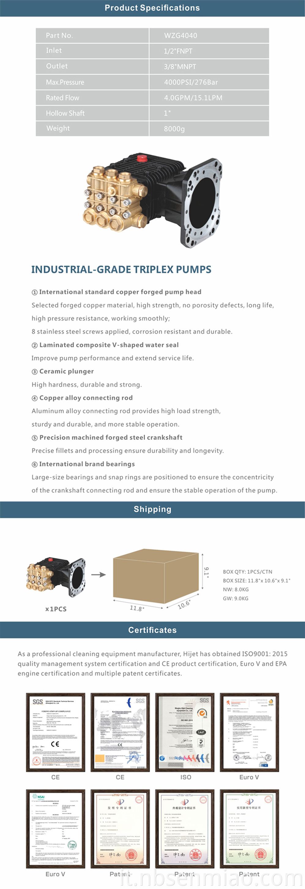 pressure washer pumps